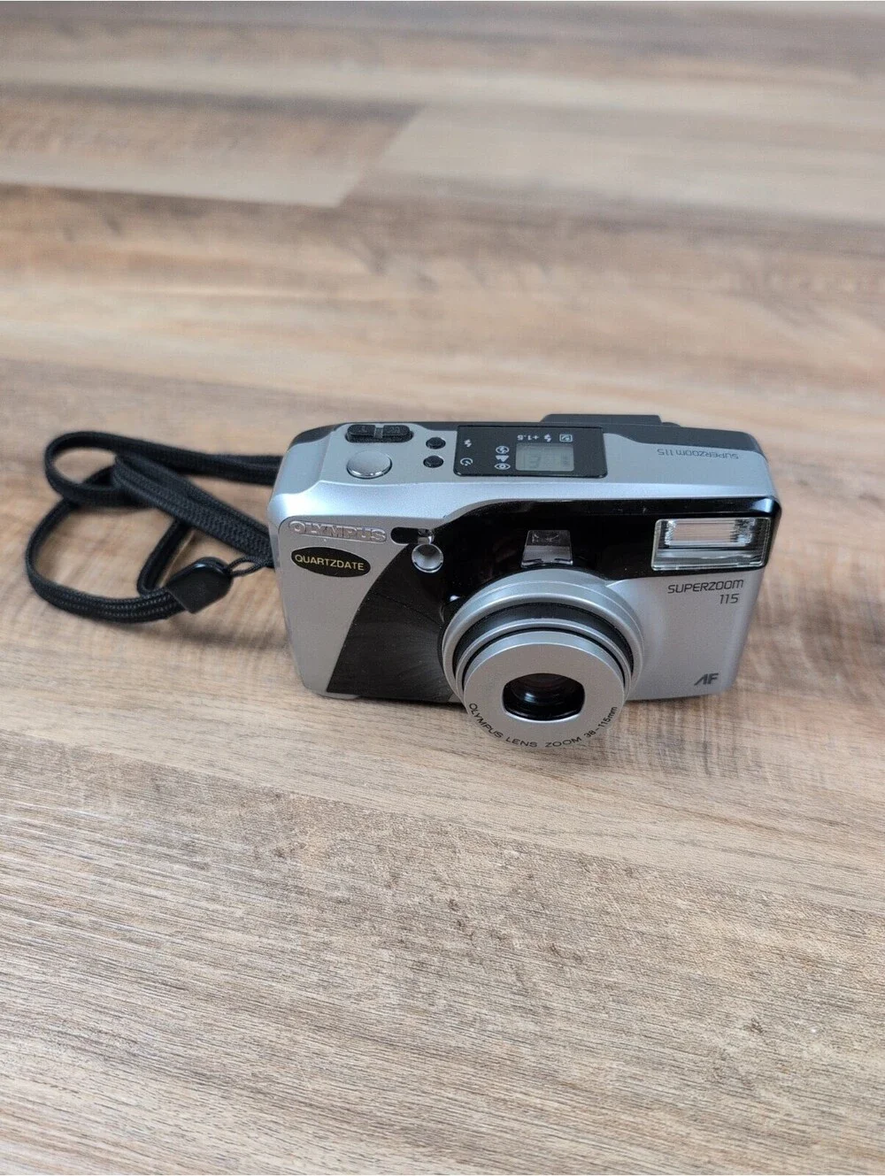 Olympus Superzoom AF 115 QuartzDate 38-115mm 35mm Film Camera Point-Shoot Tested